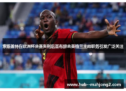 索斯盖特在欧洲杯决赛失利后宣布辞去英格兰主帅职务引发广泛关注
